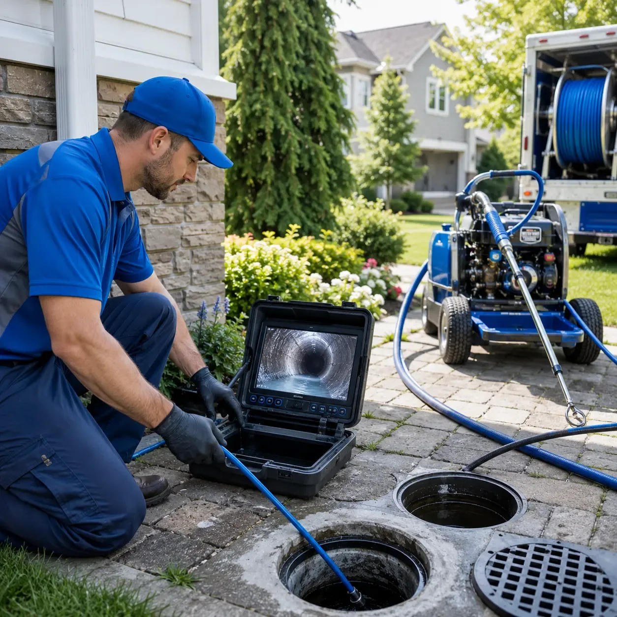 Outdoor drain cleaning professionals serving Cambridge, MD